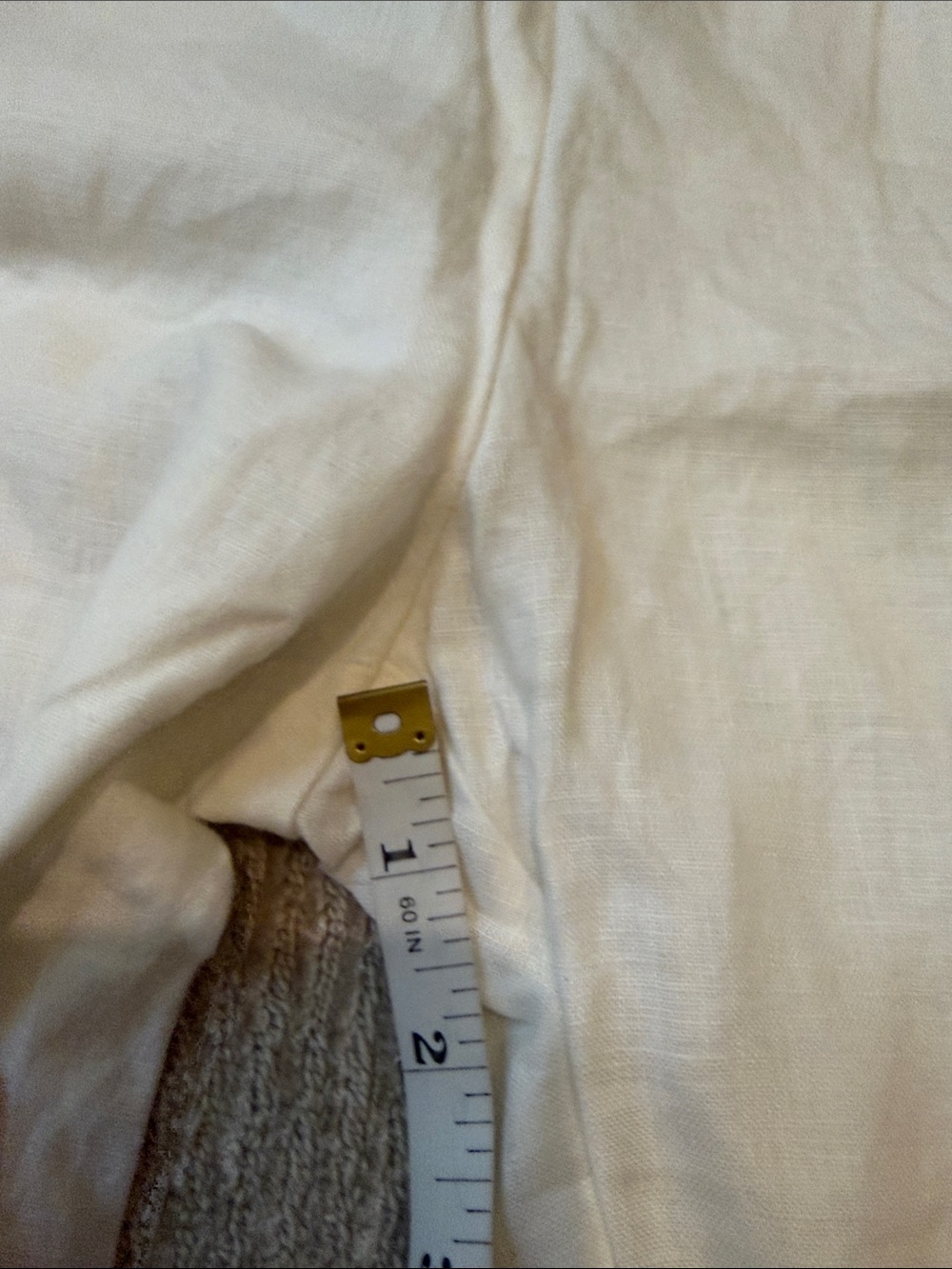 Enza Costa Linen Everywhere Pant Undyed White Size 2/M - Picture 12 of 13